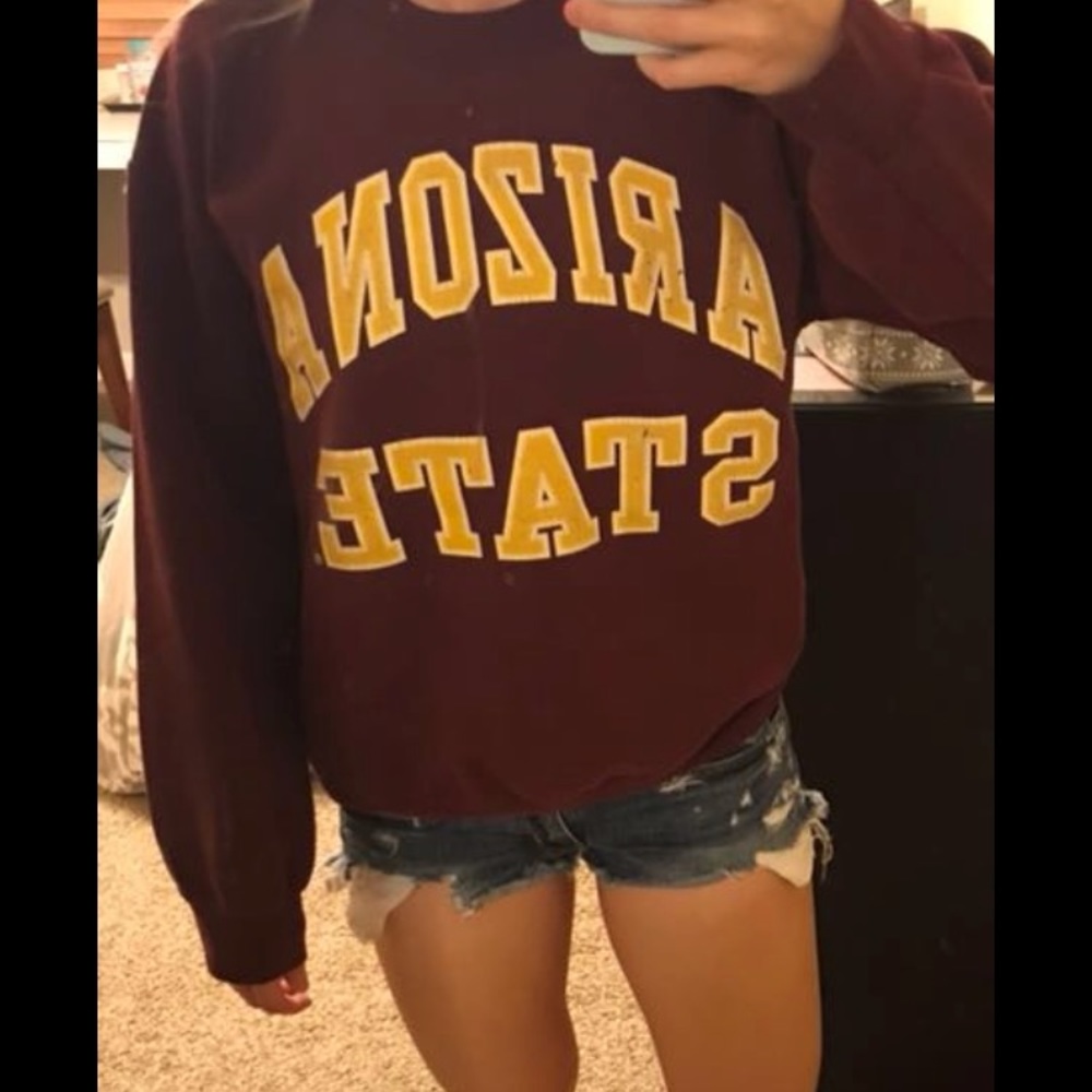 Arizona state crew neck sweatshirt